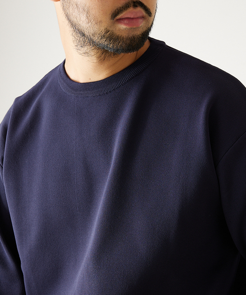 417 EDIFICE（フォーワンセブンエディフィス）の「ウォッシャブルバスクニット (8/S)（ニット/セーター・メンズ・ネイビー/ブラウン/グリーン/アイボリー/その他3/その他9・MEDIUM/LARGE/XX-LARGE）」の15枚目の写真