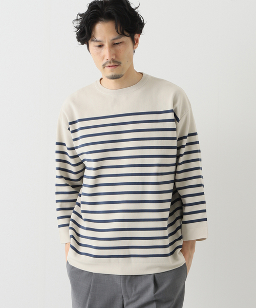 417 EDIFICE（フォーワンセブンエディフィス）の「ウォッシャブルバスクニット (8/S)（ニット/セーター・メンズ・ネイビー/ブラウン/グリーン/アイボリー/その他3/その他9・MEDIUM/LARGE/XX-LARGE）」の18枚目の写真