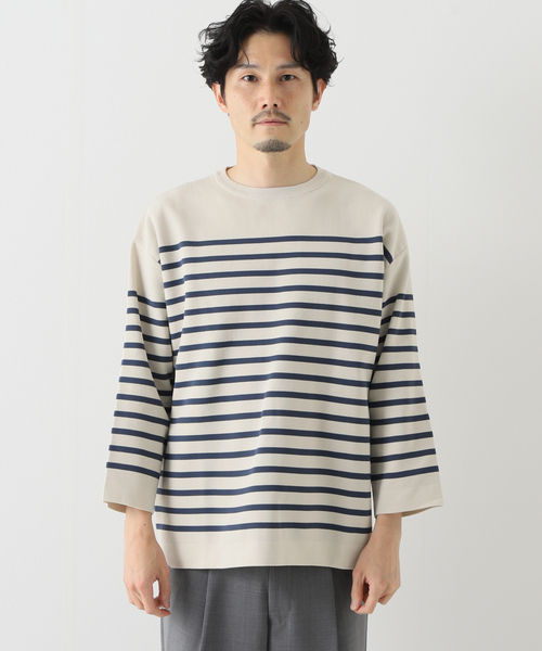 417 EDIFICE（フォーワンセブンエディフィス）の「ウォッシャブルバスクニット (8/S)（ニット/セーター・メンズ・ネイビー/ブラウン/グリーン/アイボリー/その他3/その他9・MEDIUM/LARGE/XX-LARGE）」の20枚目の写真