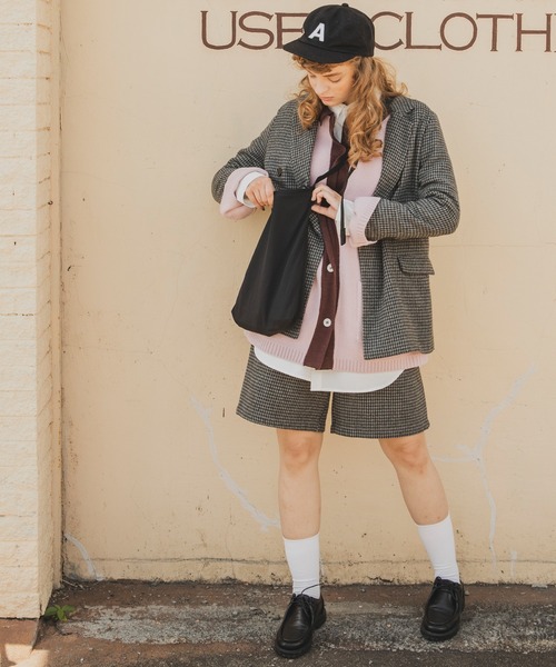 forksy.】ガンクラブチェックタックショートパンツ forksy.│MONO-MART