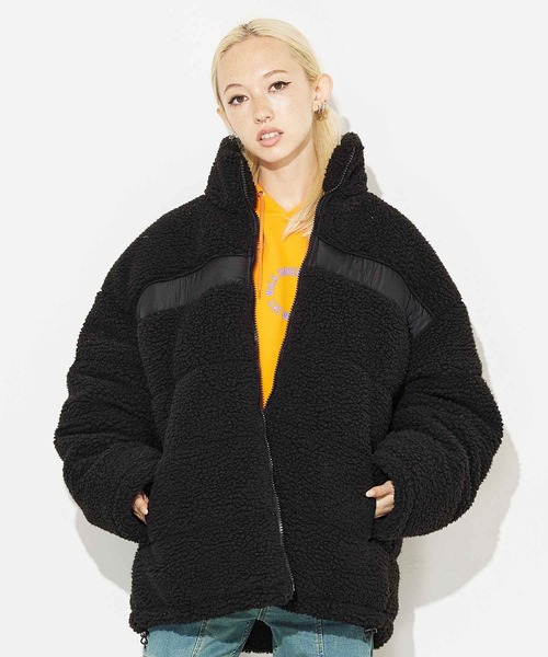 X-girl（エックスガール）の「BOA PUFFER JACKET（その他アウター・レディース・ホワイト/ライトブルー/ブラック・S/M）」の17枚目の写真