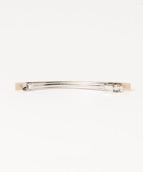 Libra Cue（リブラ キュー）の「グログランリボンバーバレッタ（バレッタ/ヘアクリップ・レディース・ブラック/ベージュ・FREE）」の11枚目の写真