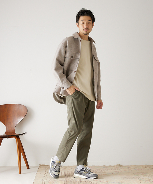 417 EDIFICE（フォーワンセブンエディフィス）の「コーデュロイイージーパンツ（カーゴパンツ・メンズ・チャコールグレー/カーキ/イエロー/アイボリー・SMALL/MEDIUM/LARGE）」の15枚目の写真