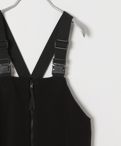 yuw(ユウ)の「フリースジャンバースカート 170774(ジャンパースカート・レディース・ブラック/グレー・FREE)」の4枚目の写真