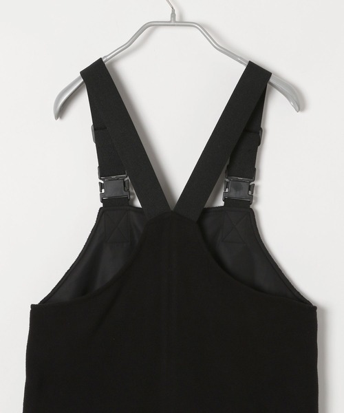 yuw(ユウ)の「フリースジャンバースカート 170774(ジャンパースカート・レディース・ブラック/グレー・FREE)」の8枚目の写真