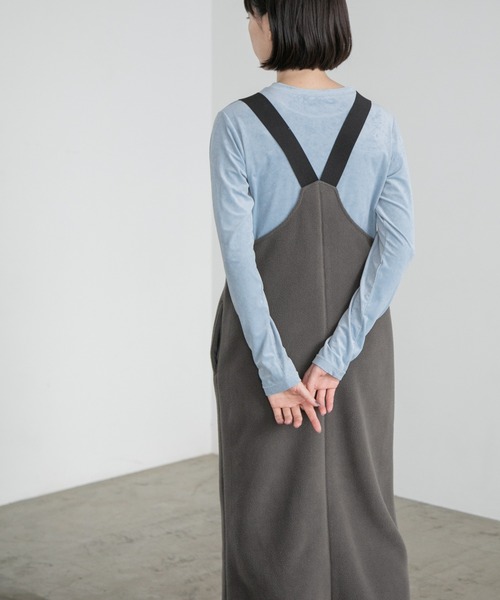 yuw(ユウ)の「フリースジャンバースカート 170774(ジャンパースカート・レディース・ブラック/グレー・FREE)」の22枚目の写真