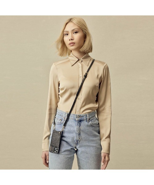 BANDOLIER（バンドリヤー）の「【BANDOLIER】EMMA エマシリーズ iPhone12/12Pro/13/13Pro/14/14Pro/15/15Pro/7/8/SE(第2/第3世代)対応（スマホケース/カバー・レディース・ブラック/ブラック系その他2/グレイッシュベージュ/アイボリー/ベージュ・iPhone 13 Pro/iPhone 7/8/SE(第2/第3世代)/iPhone 12/12 Pro/iPhone 13/iPhone 15/iPhone 15 Pro/iPhone 14/iPhone 14 Pro）」の10枚目の写真