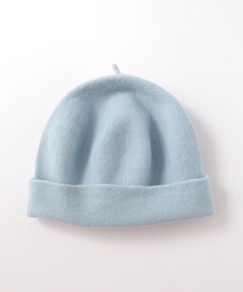 Steven Alan（スティーブンアラン）の「＜KOPKA＞ROLL UP BERET/ベレー（ハンチング/ベレー帽・レディース・ライトブルー/ダークブラウン/ブラック・FREE）」の5枚目の写真