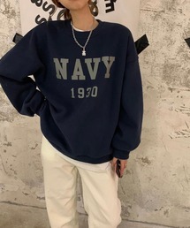 meJane | ビックレタリングデザインスウェットトレーナー(スウェット)