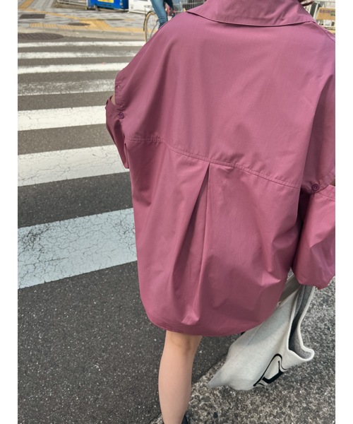 JUMELLE(ジュメロ)の「アタッチスリーブシャツ(Tシャツ/カットソー・レディース・ピンク/グリーン・FREE)」の11枚目の写真