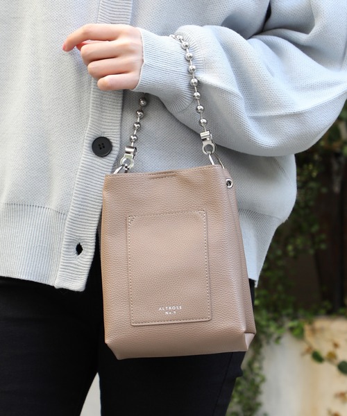 ALTROSE（アルトローズ）の「【ALTROSE】160296 ベル2WAYショルダー 2WAYミニショルダーバッグ 巾着バッグ（ショルダーバッグ・レディース・ベージュ/キャメル/ブラック/アイボリー・FREE）」の19枚目の写真