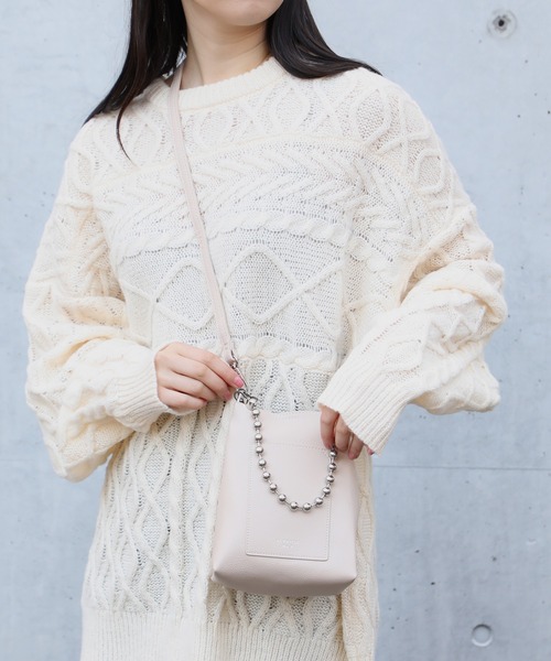 ALTROSE（アルトローズ）の「【ALTROSE】160296 ベル2WAYショルダー 2WAYミニショルダーバッグ 巾着バッグ（ショルダーバッグ・レディース・ベージュ/キャメル/ブラック/アイボリー・FREE）」の12枚目の写真