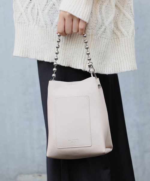 ALTROSE（アルトローズ）の「【ALTROSE】160296 ベル2WAYショルダー 2WAYミニショルダーバッグ 巾着バッグ（ショルダーバッグ・レディース・ベージュ/キャメル/ブラック/アイボリー・FREE）」の11枚目の写真