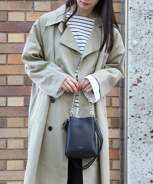 ALTROSE（アルトローズ）の「【ALTROSE】160296 ベル2WAYショルダー 2WAYミニショルダーバッグ 巾着バッグ（ショルダーバッグ・レディース・ベージュ/キャメル/ブラック/アイボリー・FREE）」の9枚目の写真