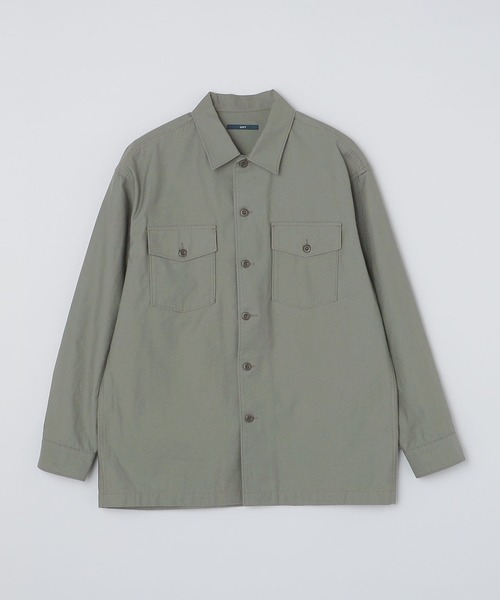 SHIPS（シップス）の「【ZOZO限定】SHIPS: ミリタリー BDUシャツ（ミリタリージャケット・メンズ・ブラック/キャメル/オリーブ/ネイビー・XL/S/L/M/XS）」の7枚目の写真