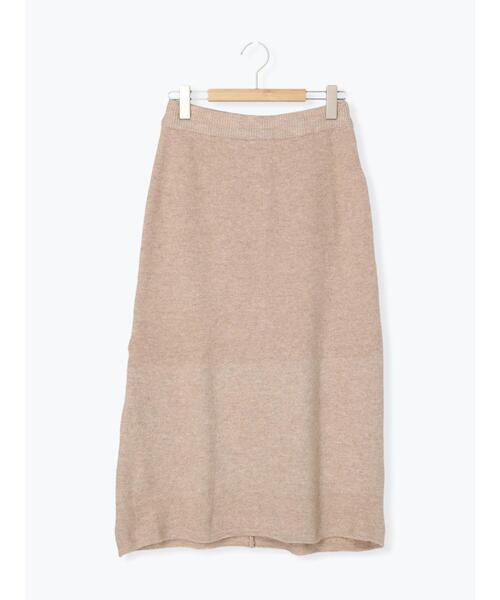 Samansa Mos2 blue(サマンサモスモスブルー)の「ふわもちシフォンニットスカート(スカート・レディース・キナリ/ブラウン/ブラック・フリ-)」の22枚目の写真