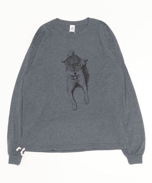 niche.(ニッチ)の「【niche】ニッチ RIE DOWN DOG(Tシャツ/カットソー・メンズ・ベージュ/グレー・X-LARGE/MEDIUM/LARGE)」の1枚目の写真