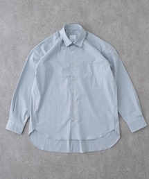 リラックスバックプリーツシャツ＜ライトグレー＞