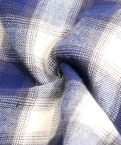 ＪＵＧＬＡＮＳ（ユグランス）の「【Revo.】ルーズシルエットオンブレチェックロングスリーブシャツ/メンズ（シャツ/ブラウス・メンズ・ブラック/グレー/ネイビー・M/L）」の6枚目の写真