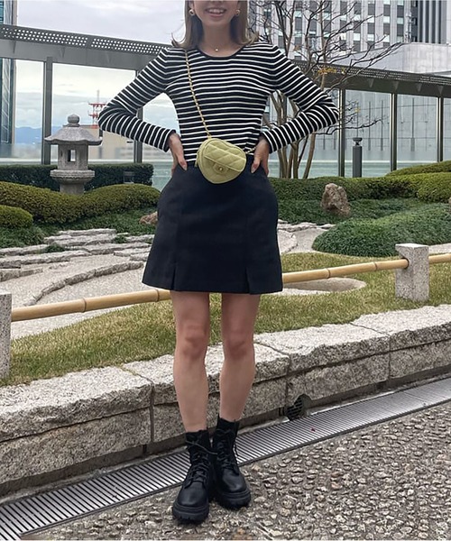 FREE'S MART（フリーズマート）の「レースアップブーツ（ブーツ・レディース・ブラック・MEDIUM/SMALL）」の10枚目の写真