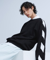 【WEB限定】【agnes b. pour ADAM ET ROPE'】SWEAT SENGA MIXTE BANDE/UNISEX