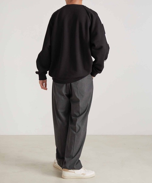 agnes b.（アニエスベー）の「【WEB限定】【agnes b. pour ADAM ET ROPE'】SWEAT SENGA MIXTE BANDE/UNISEX（スウェット・メンズ・ブラック・L/XL）」の7枚目の写真