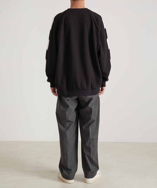 agnes b.（アニエスベー）の「【WEB限定】【agnes b. pour ADAM ET ROPE'】SWEAT SENGA MIXTE BANDE/UNISEX（スウェット・メンズ・ブラック・L/XL）」の10枚目の写真