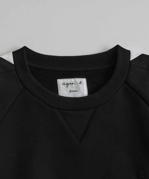 agnes b.（アニエスベー）の「【WEB限定】【agnes b. pour ADAM ET ROPE'】SWEAT SENGA MIXTE BANDE/UNISEX（スウェット・メンズ・ブラック・L/XL）」の13枚目の写真
