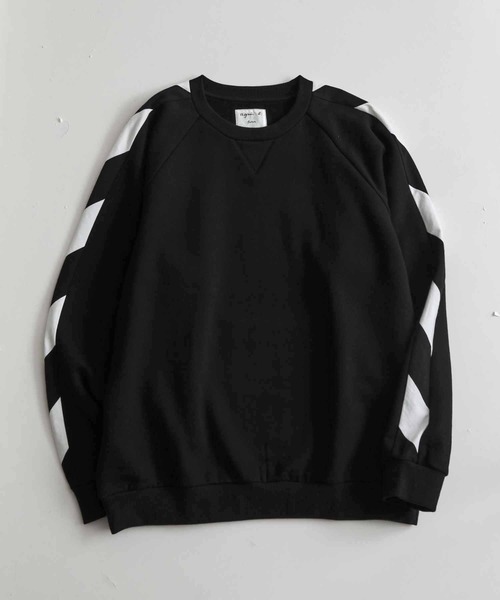 agnes b.（アニエスベー）の「【WEB限定】【agnes b. pour ADAM ET ROPE'】SWEAT SENGA MIXTE BANDE/UNISEX（スウェット・メンズ・ブラック・L/XL）」の11枚目の写真