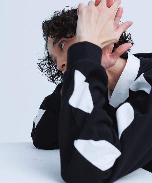 agnes b.（アニエスベー）の「【WEB限定】【agnes b. pour ADAM ET ROPE'】SWEAT SENGA MIXTE BANDE/UNISEX（スウェット・メンズ・ブラック・L/XL）」の22枚目の写真