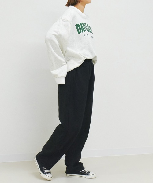 DAY CLOSET（デイ クローゼット）の「【大きいサイズ有/裏起毛】冬もぽかぽか 韓国っぽ スウェットジョガーパンツ レディース（スウェットパンツ・レディース・ブラック/グレー/ホワイト・S/XL/M/L）」の6枚目の写真
