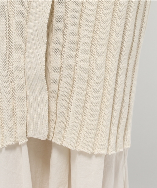 Chico（チコ）の「7分袖モモンガロングカーデ（カーディガン/ボレロ・レディース・グレー/アイボリー/ホワイト・FREE）」の13枚目の写真