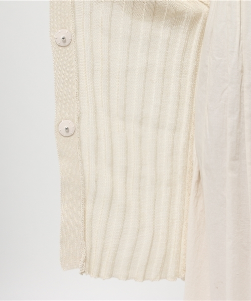 Chico（チコ）の「7分袖モモンガロングカーデ（カーディガン/ボレロ・レディース・グレー/アイボリー/ホワイト・FREE）」の14枚目の写真