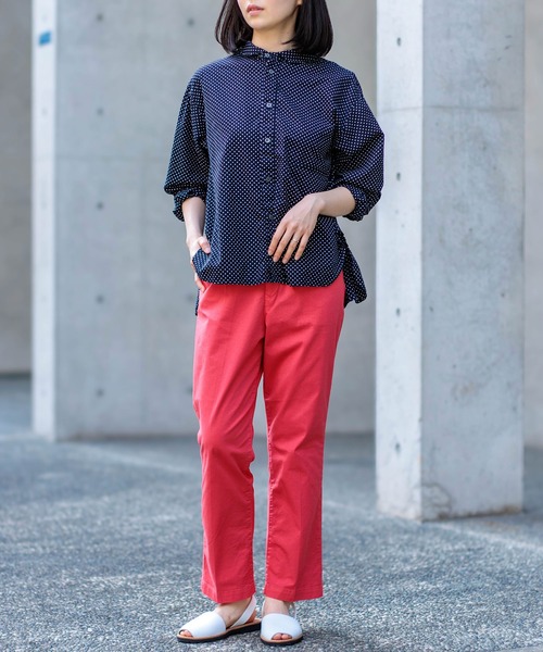 【新品未使用】 D.M.G ドミンゴ ツイルストレッチ タイディ パンツ L D.M.G / ディーエムジー ] ツイルストレッチ タイディパンツ