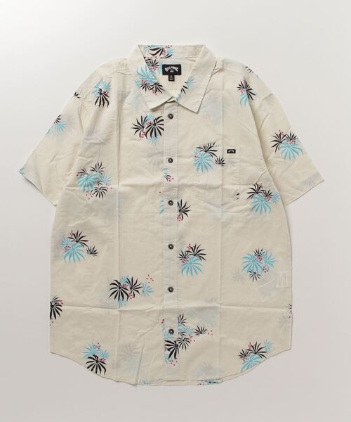 BILLABONG(ビラボン)の「BILLABONG/ビラボン 柄シャツ/総柄 サマーシャツ/半袖シャツ BD011-120(シャツ/ブラウス・メンズ・ホワイト×ブルー/ブラック×ブルー/ネイビー・M/L)」の13枚目の写真