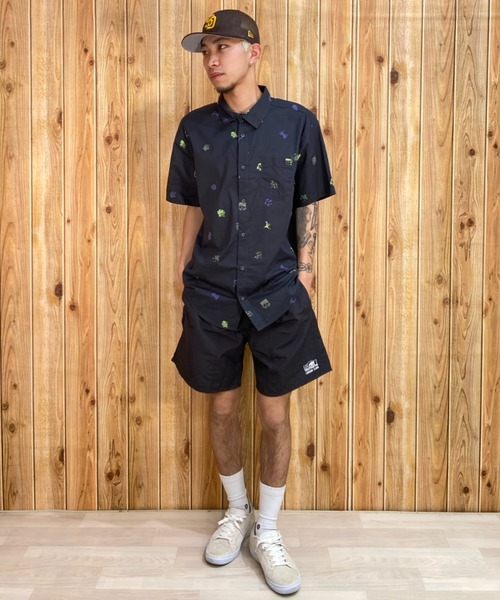 BILLABONG(ビラボン)の「BILLABONG/ビラボン 柄シャツ/総柄 サマーシャツ/半袖シャツ BD011-120(シャツ/ブラウス・メンズ・ホワイト×ブルー/ブラック×ブルー/ネイビー・M/L)」の17枚目の写真