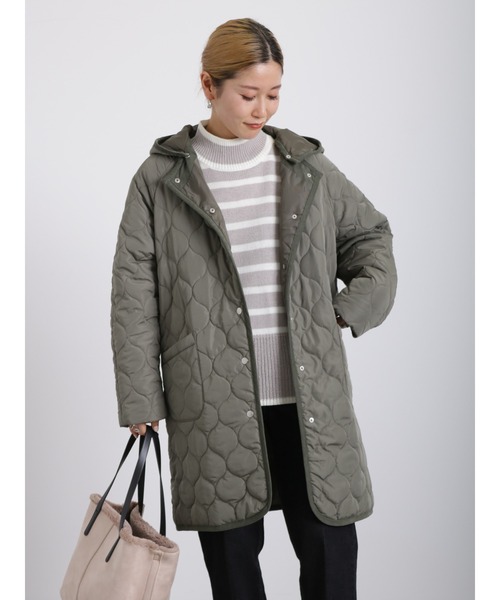 Samansa Mos2 blue（サマンサモスモスブルー）の「ボーダーニットプルオーバー（ニット/セーター・レディース・ブラウン/グレー/キナリ・ﾌﾘ-）」の21枚目の写真