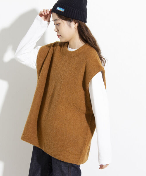 Franklin Climbing(フランクリンクライミング)の「【Franklin Climbing/フランクリンクライミング】ニットキャップ ワンポイントロゴ(ニットキャップ/ビーニー・メンズ・サックスブルー/ブラック/グリーン/オレンジ/キナリ・FREE)」の15枚目の写真