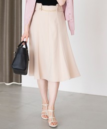 チェーン付きフレアースカート