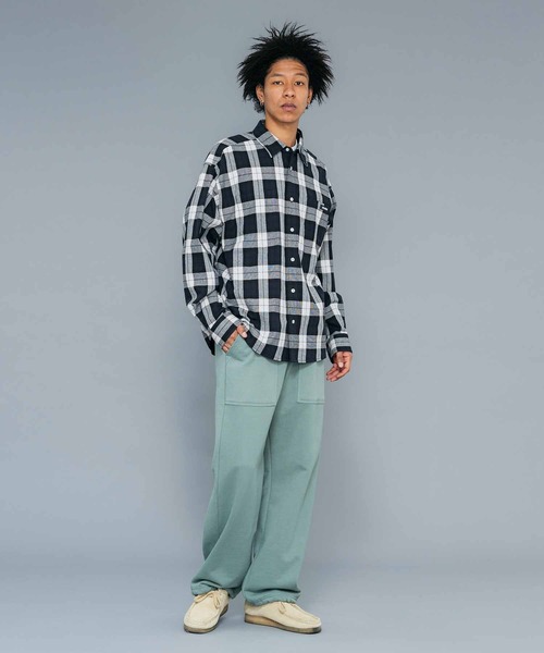 XLARGE(エクストララージ)の「SWEAT BAKER WORK PANTS(スウェットパンツ・メンズ・ネイビー/ブラック/オリーブ・S/M/L/XL)」の12枚目の写真