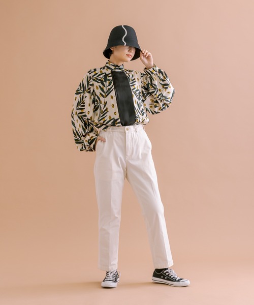 ear PAPILLONNER（イアパピヨネ）の「【SUM1 STYLE（スミスタイル）】ラインバケットハット（ハット・レディース・ブラック/ホワイト・FREE）」の16枚目の写真