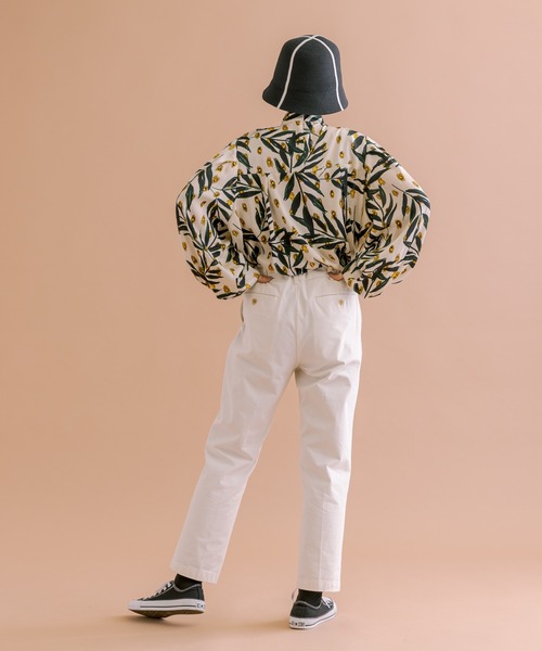 ear PAPILLONNER（イアパピヨネ）の「【SUM1 STYLE（スミスタイル）】ラインバケットハット（ハット・レディース・ブラック/ホワイト・FREE）」の17枚目の写真