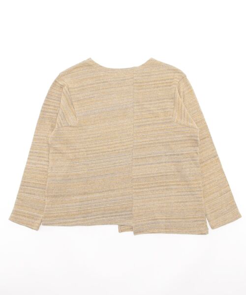 Plantation(プランテーション)の「カスリ調MIX天竺 / プルオーバー / (O)(Tシャツ/カットソー・レディース・ブルー/イエロー・M size)」の3枚目の写真