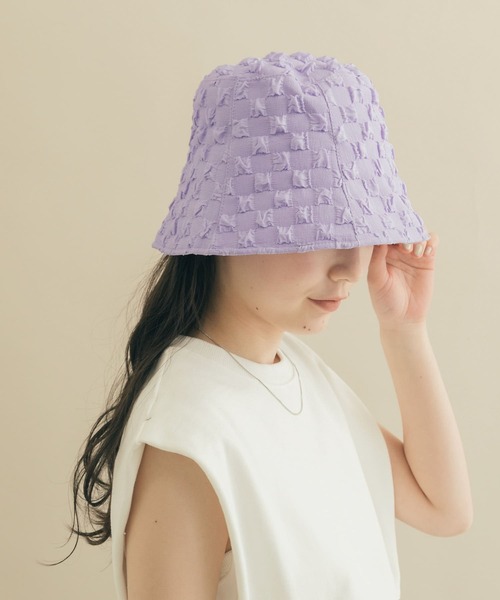 SMELLY（スメリー）の「ポコポコバケットハット（ハット・レディース・ブラック/アイボリー/ミント/ラベンダー・-）」の7枚目の写真