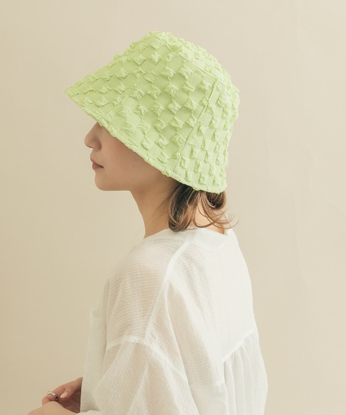 SMELLY（スメリー）の「ポコポコバケットハット（ハット・レディース・ブラック/アイボリー/ミント/ラベンダー・-）」の13枚目の写真