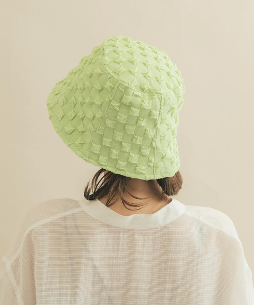 SMELLY（スメリー）の「ポコポコバケットハット（ハット・レディース・ブラック/アイボリー/ミント/ラベンダー・-）」の14枚目の写真