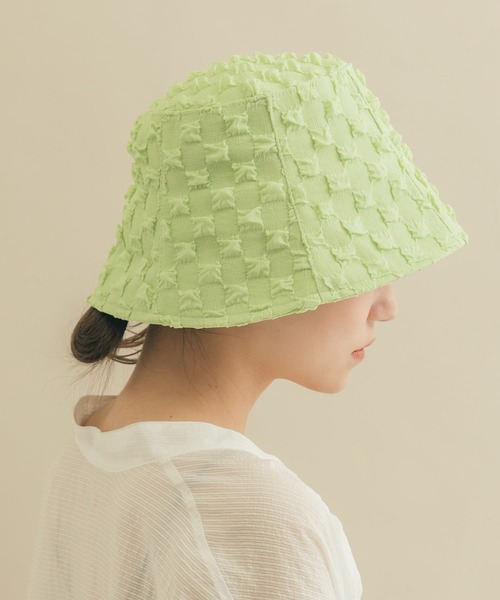 SMELLY（スメリー）の「ポコポコバケットハット（ハット・レディース・ブラック/アイボリー/ミント/ラベンダー・-）」の15枚目の写真