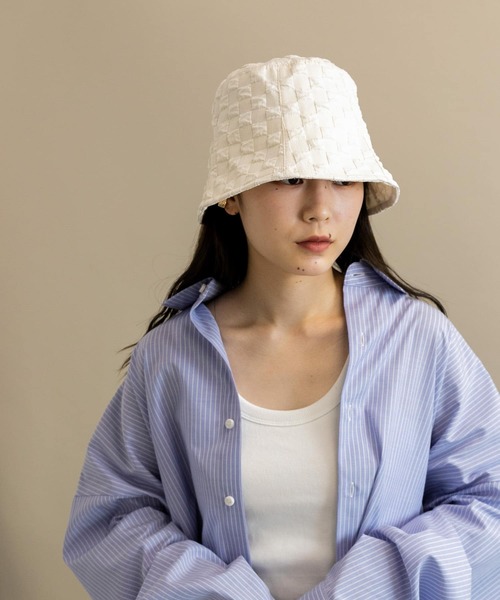 SMELLY（スメリー）の「ポコポコバケットハット（ハット・レディース・ブラック/アイボリー/ミント/ラベンダー・-）」の16枚目の写真