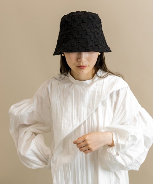 SMELLY（スメリー）の「ポコポコバケットハット（ハット・レディース・ブラック/アイボリー/ミント/ラベンダー・-）」の21枚目の写真