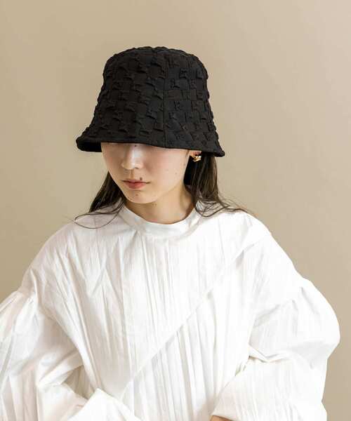 SMELLY（スメリー）の「ポコポコバケットハット（ハット・レディース・ブラック/アイボリー/ミント/ラベンダー・-）」の22枚目の写真